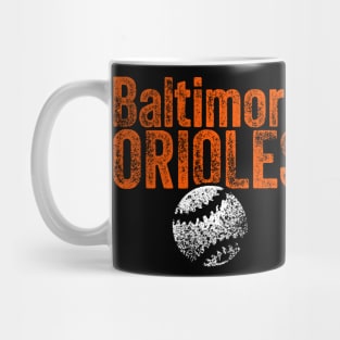 Orioles Vintage Weathered Mug